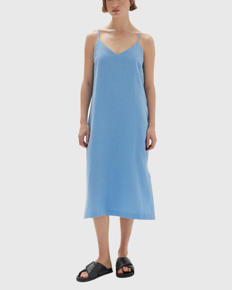 Vallory Linen Slip Dress Bahama