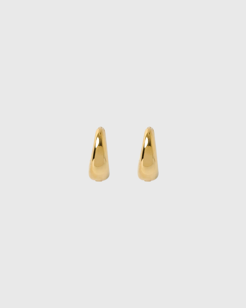 Max Earrings Gold Maxi