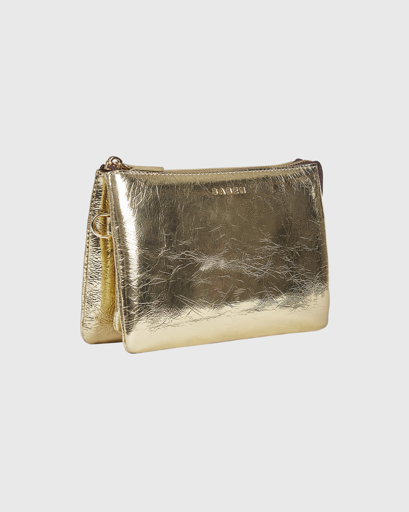 Tilly Crossbody Light Gold Crinkle