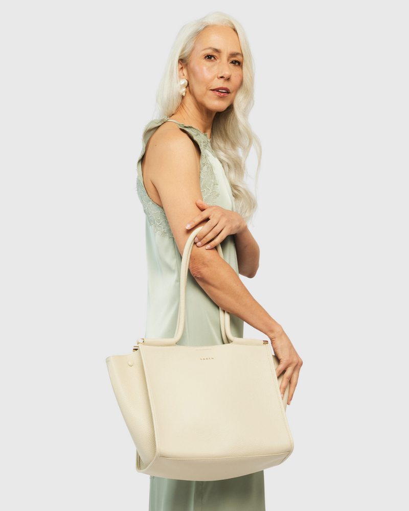 Callie Tote Sand + Bronze