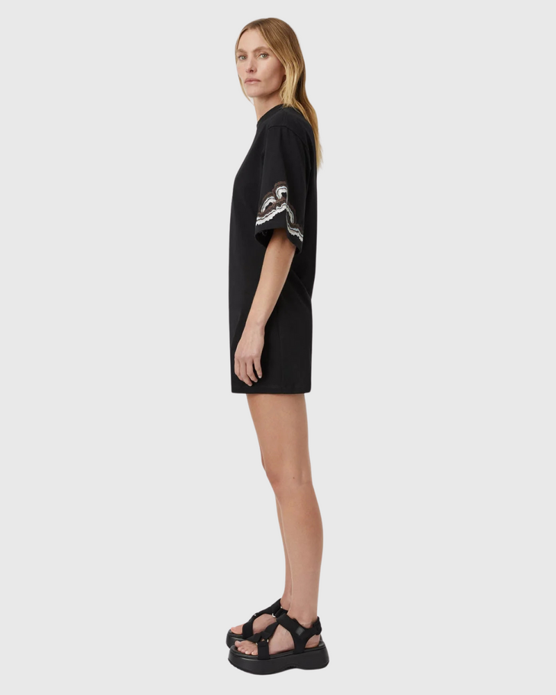 Serene Tee Dress Black