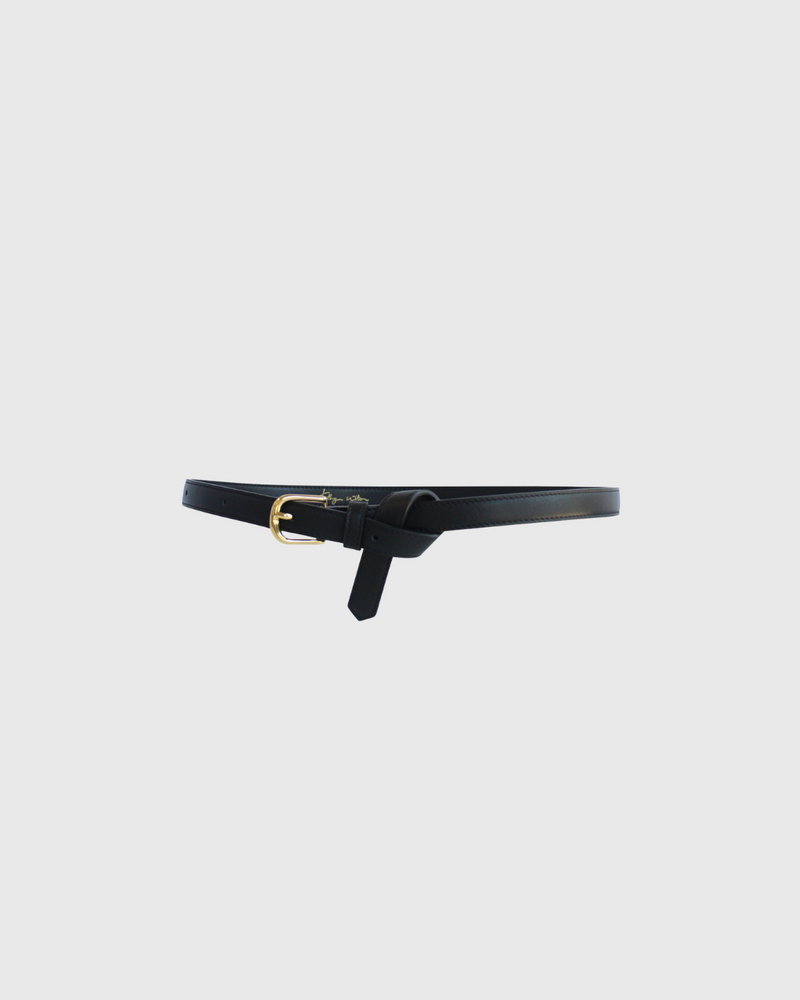 Lauren Belt Black Calf