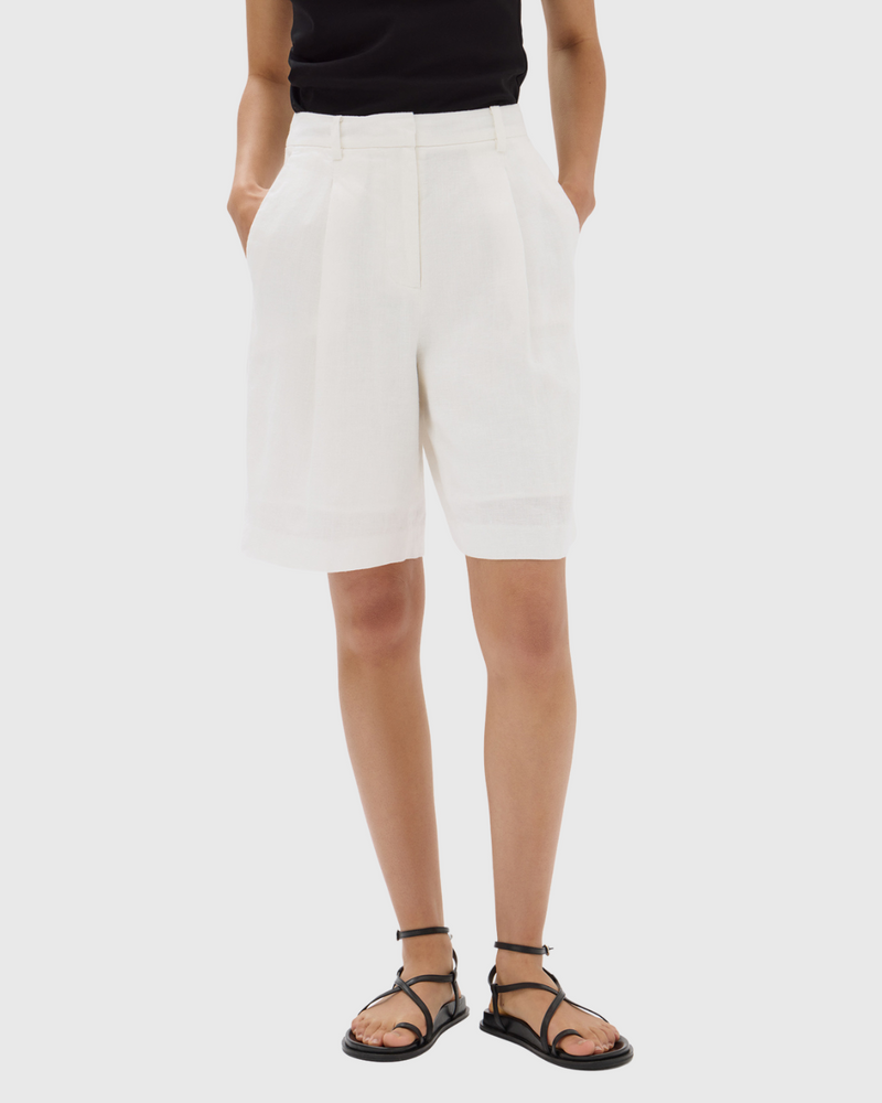 Aria Linen Short Antique White