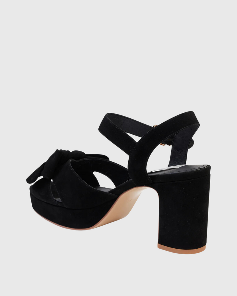 Zsa Zsa Heel Black uede