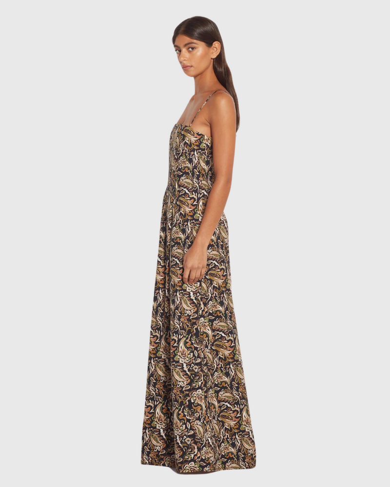 Dua Dress (Painterly Paisley) Native