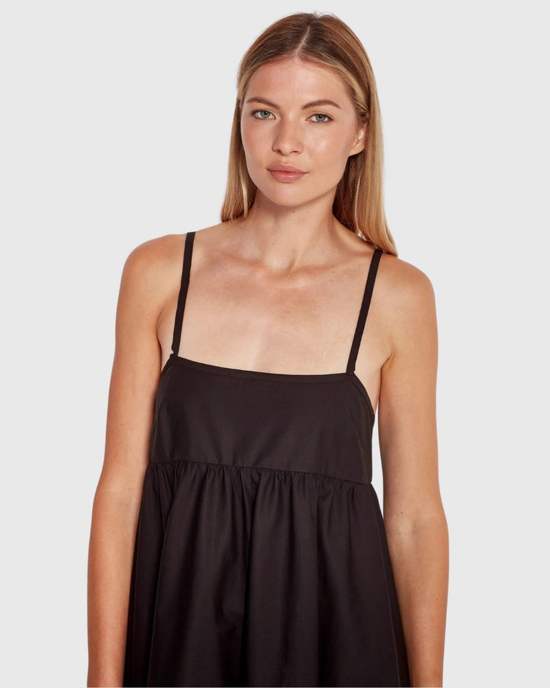 Jasmine Dress (Organic Cotton) Black