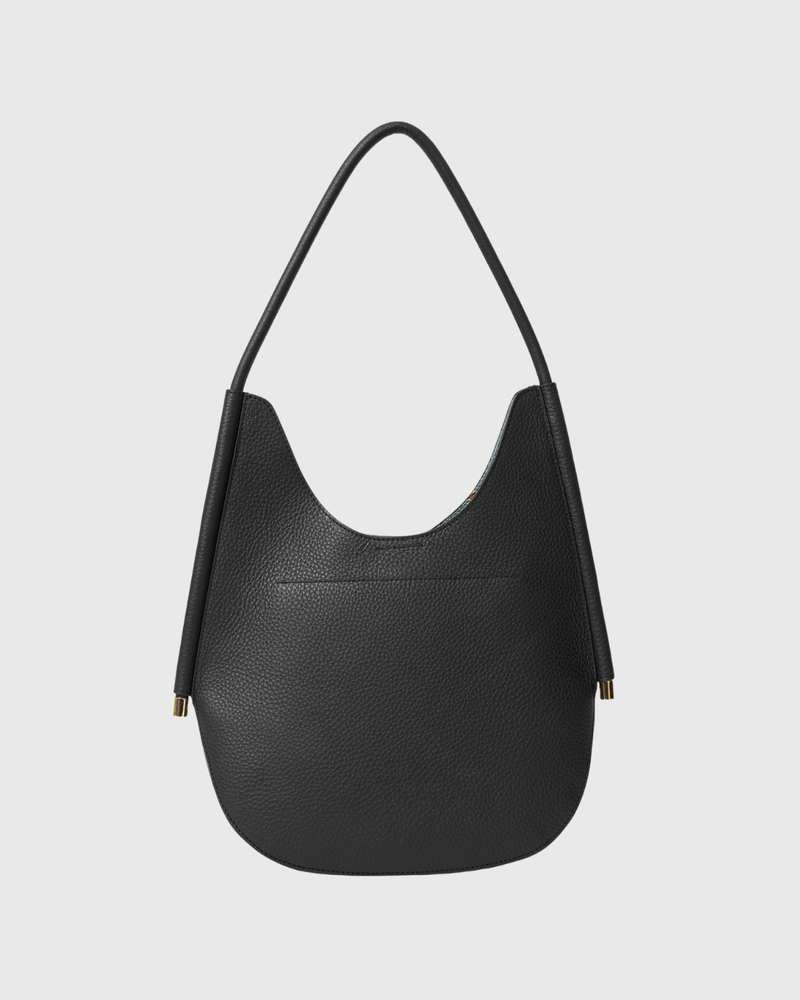 Asher Shoulder Bag Black + Bronze