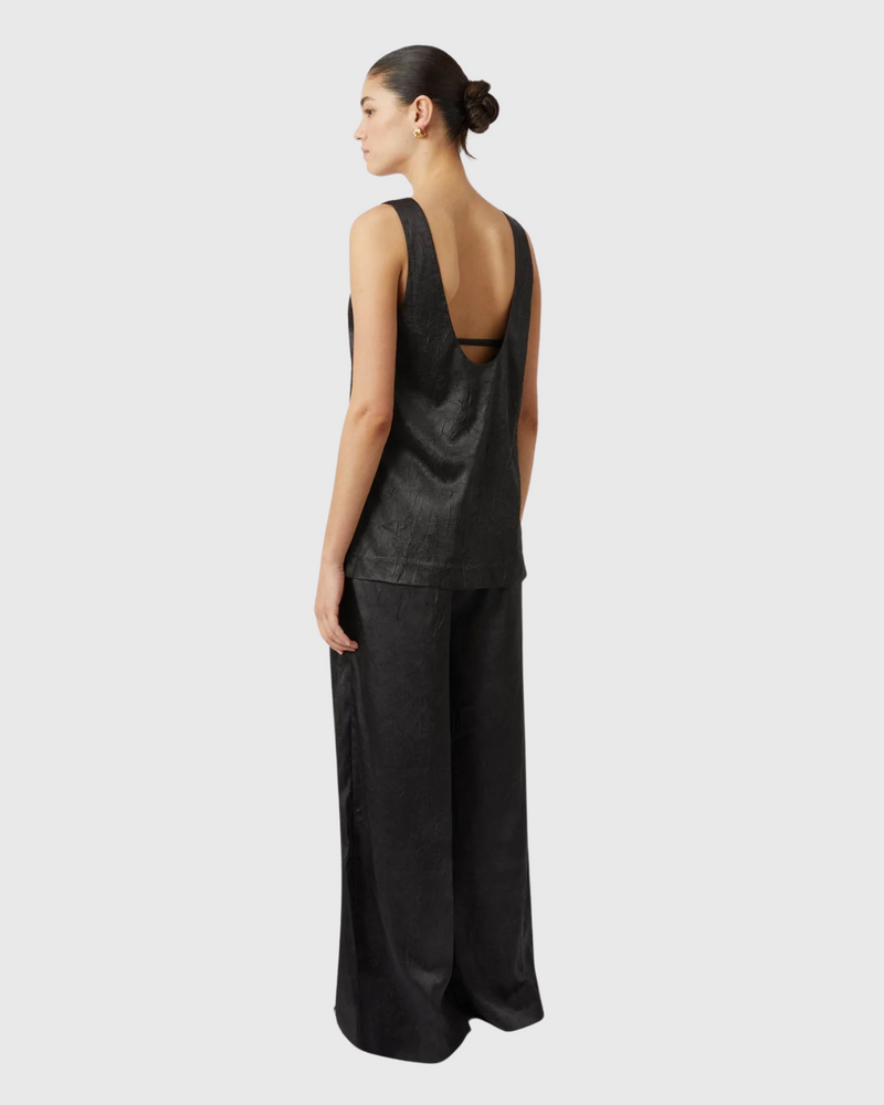 Allire Satin Pant Black