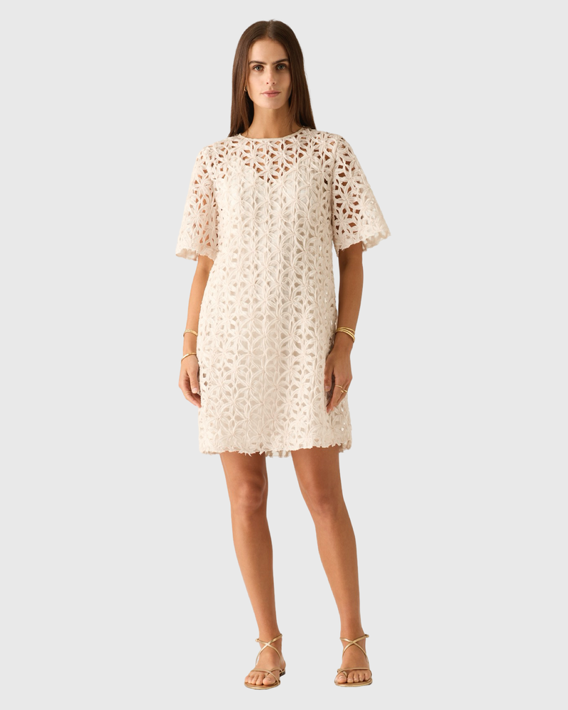 Rosa Mini Dress ivory