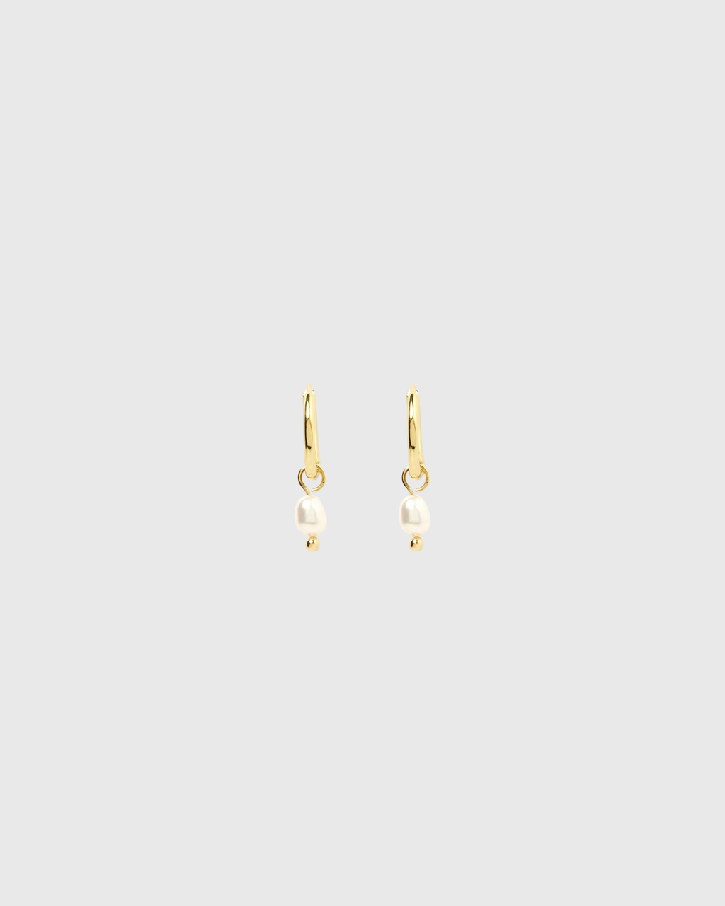 Cordelia Pearl Earrings Gold