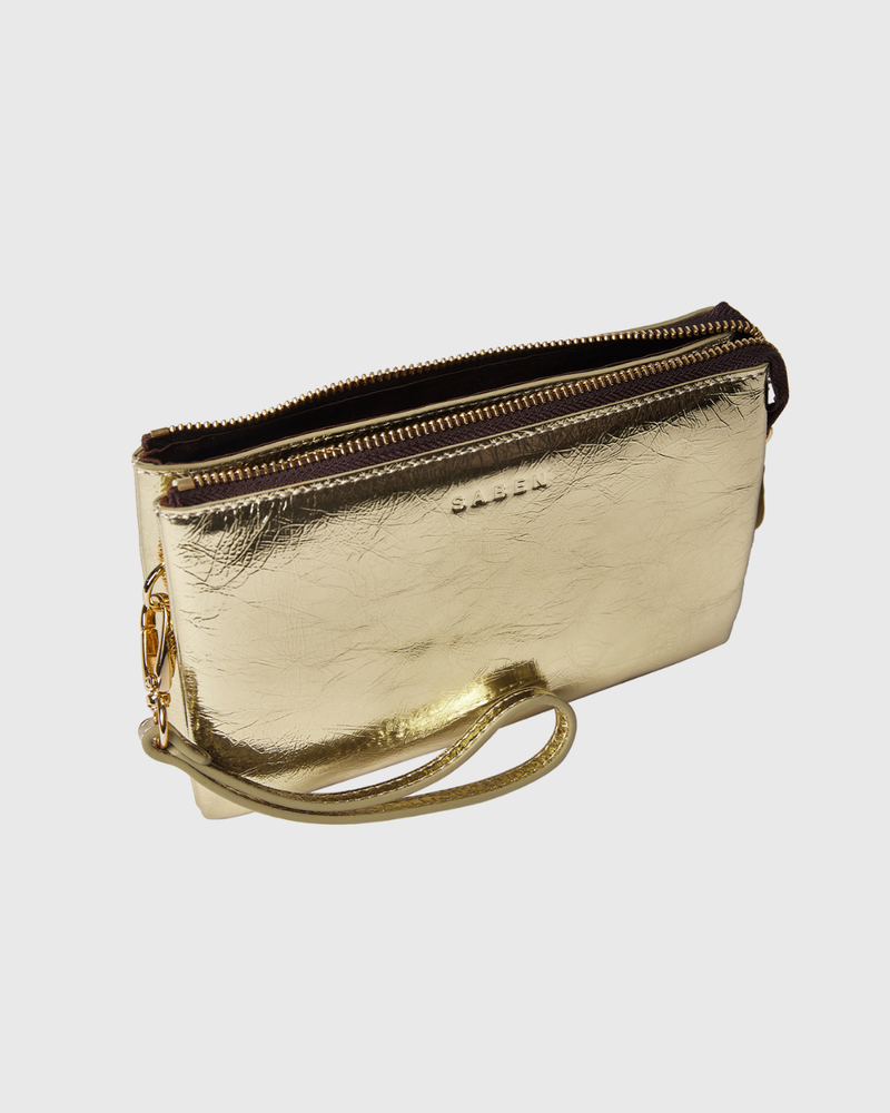 Tilly Crossbody Light Gold Crinkle