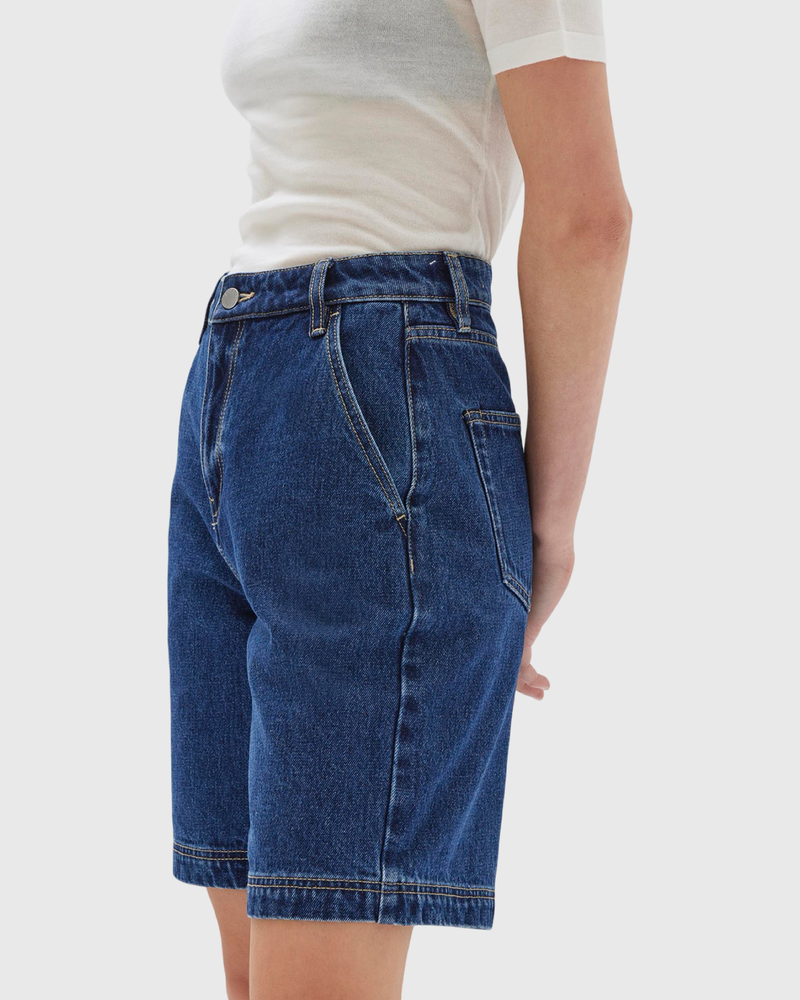 Longline Denim Short Heritage Blue