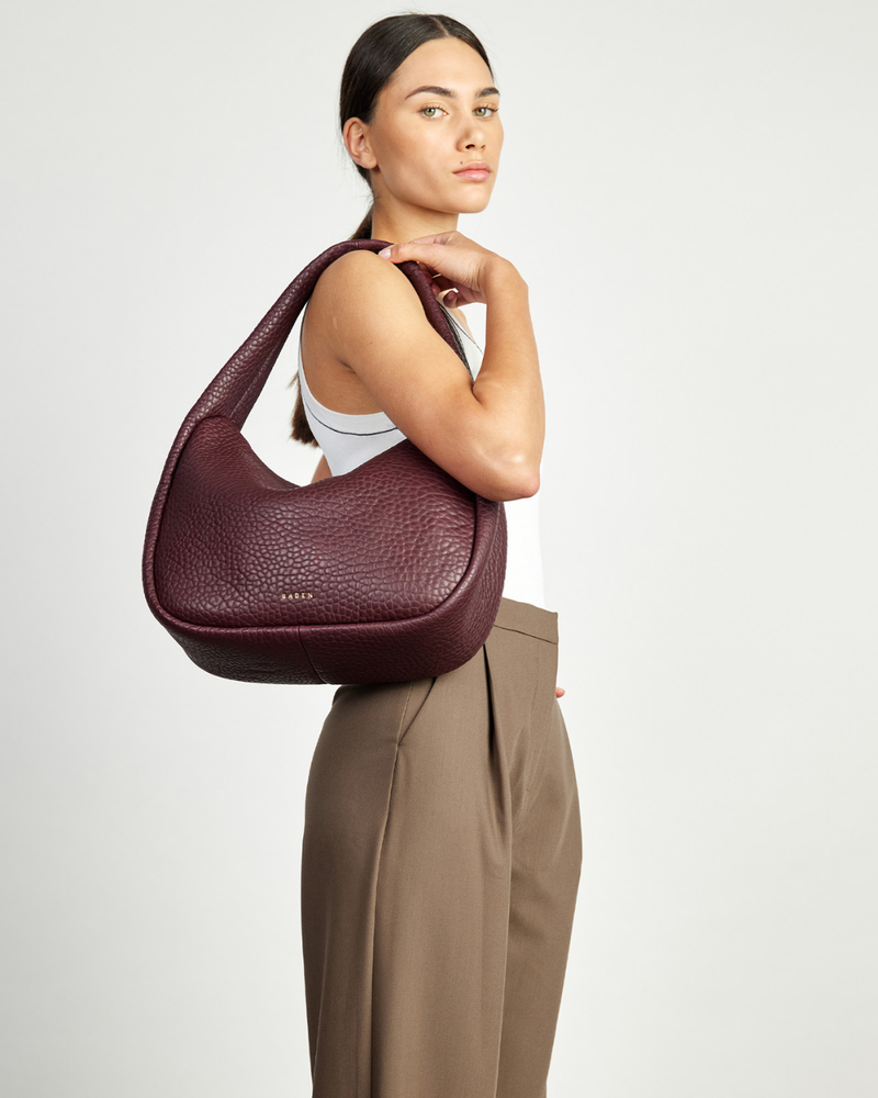 Hana Shoulder Bag Merlot Bubble