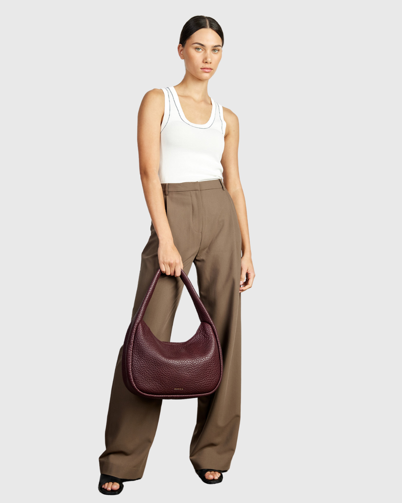 Hana Shoulder Bag Merlot Bubble