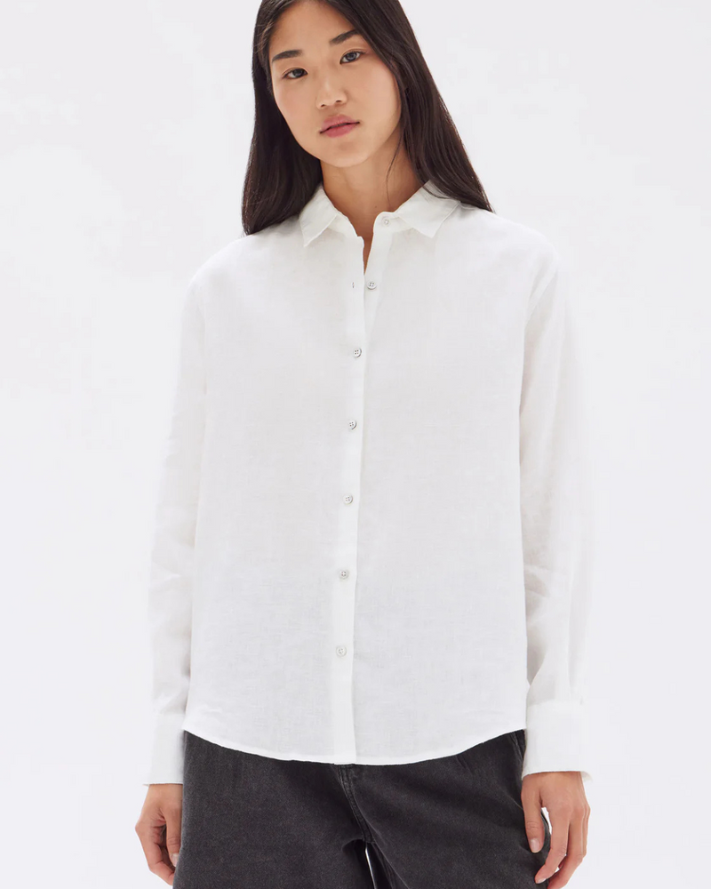 Xander Long Sleeve Shirt White