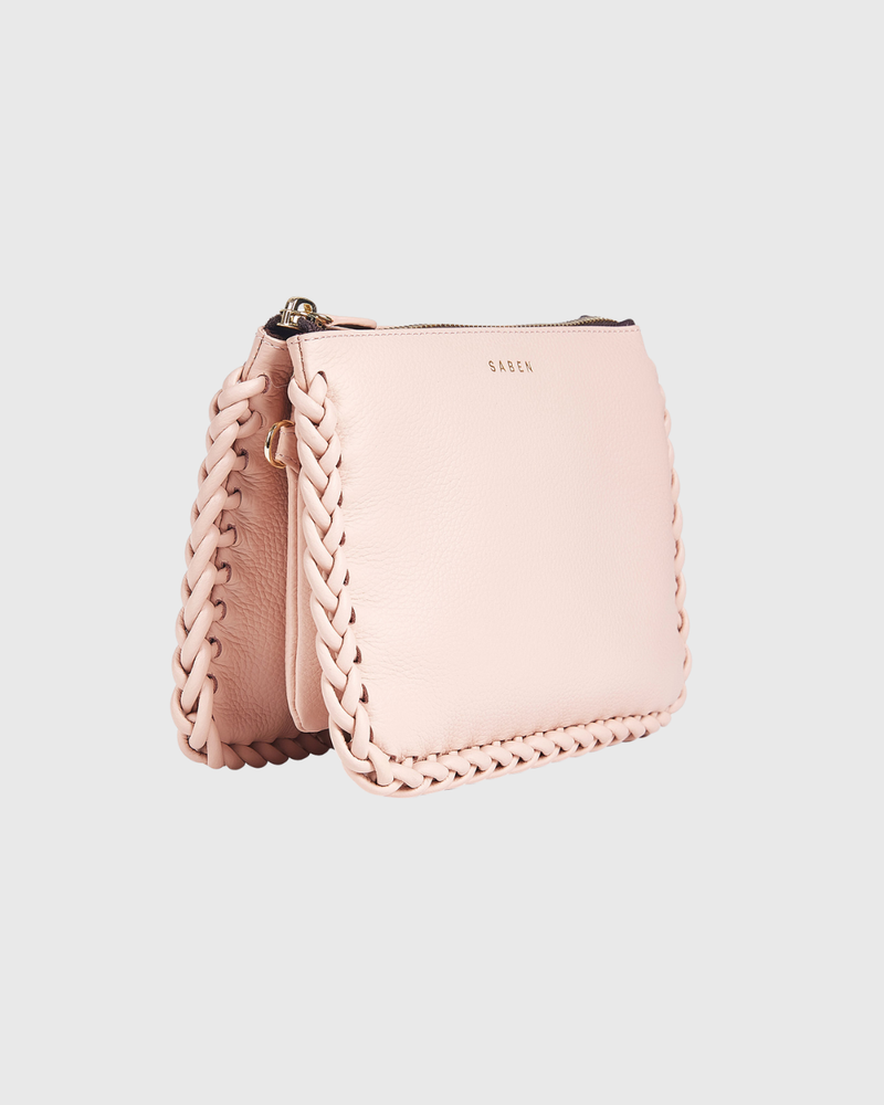 Tilly's Big Sis Crossbody Blush Plait Edge