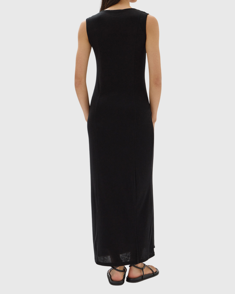 Penelope Jersey Midi Dress Black