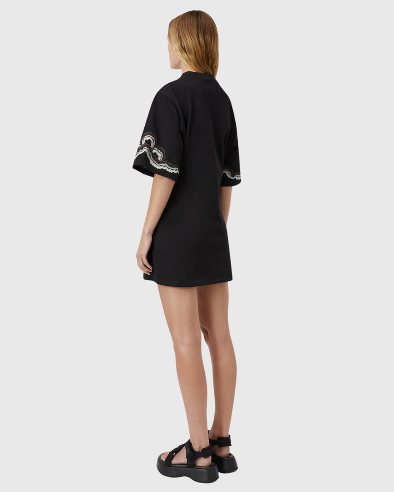 Serene Tee Dress Black