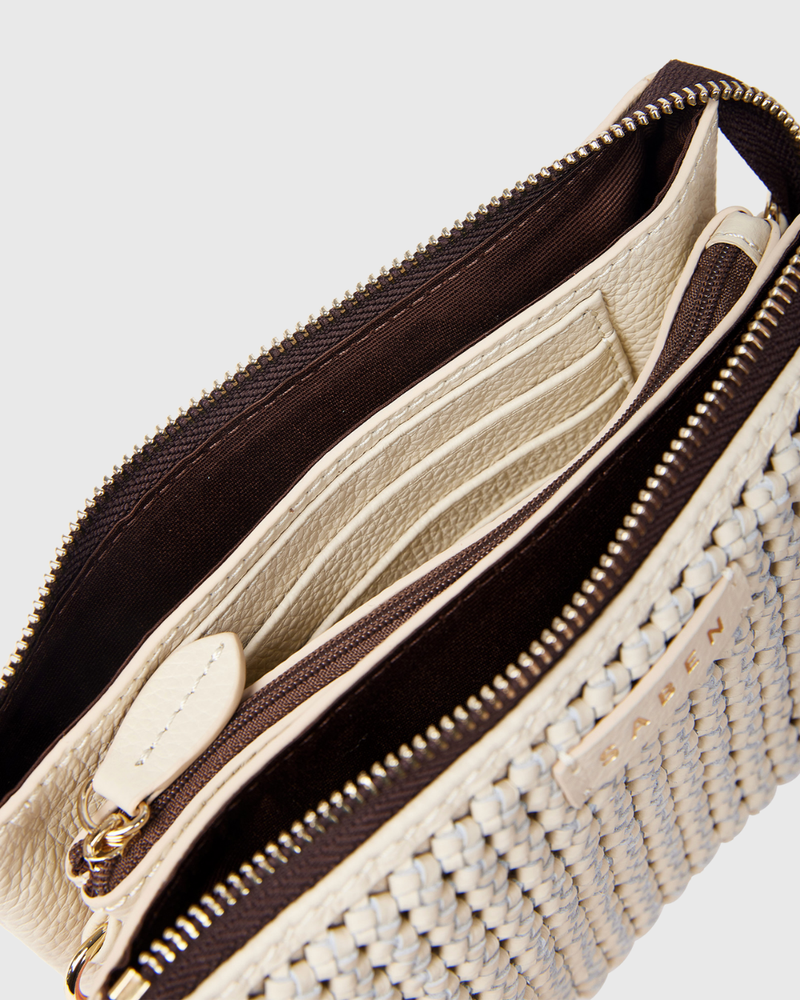 Tilly Crossbody Sand Fine Braid