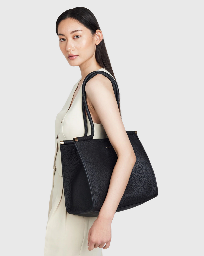 Callie Tote Black + Bronze