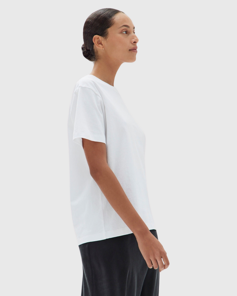 Organic Base Tee White