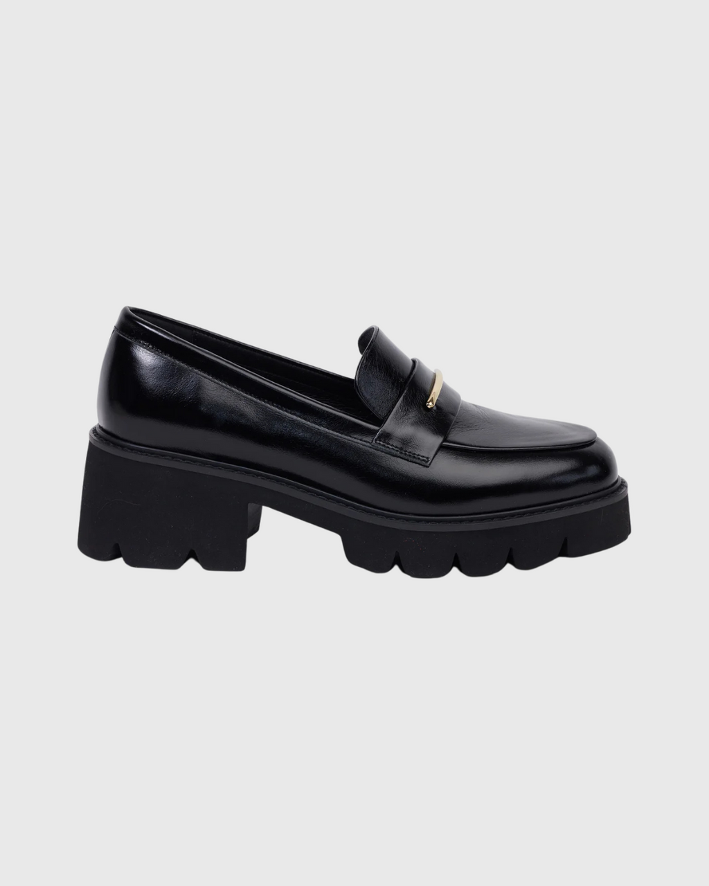 Sabrina Loafer Black Hi Shine