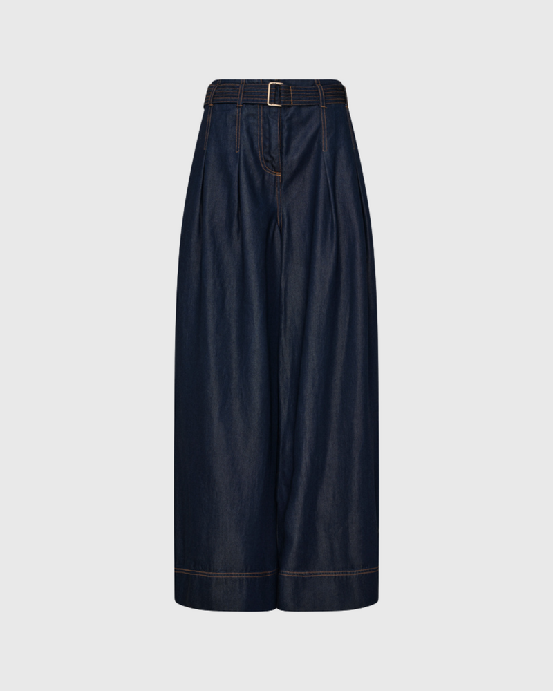 Cleo Denim Wide Leg Pant Indigo