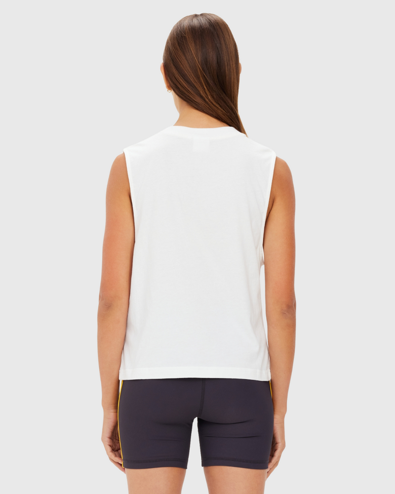 Dawson Logo Tank Top White