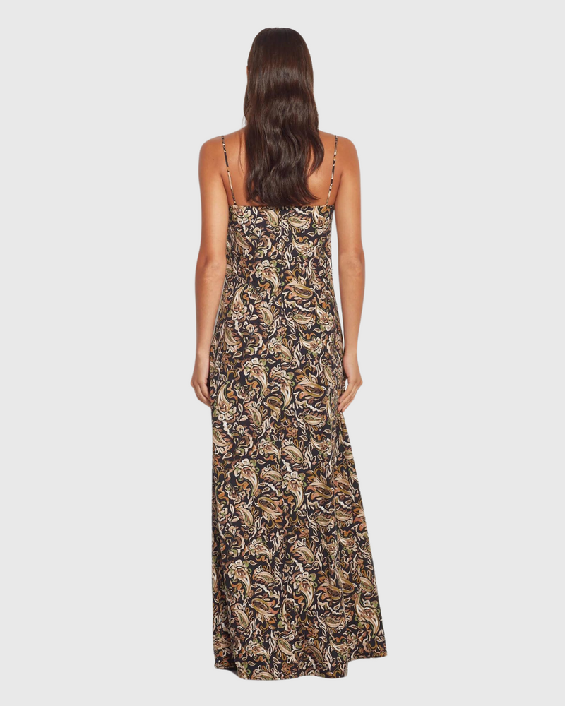 Dua Dress (Painterly Paisley) Native