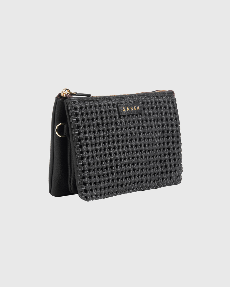 Tilly Crossbody Black Fine Braid