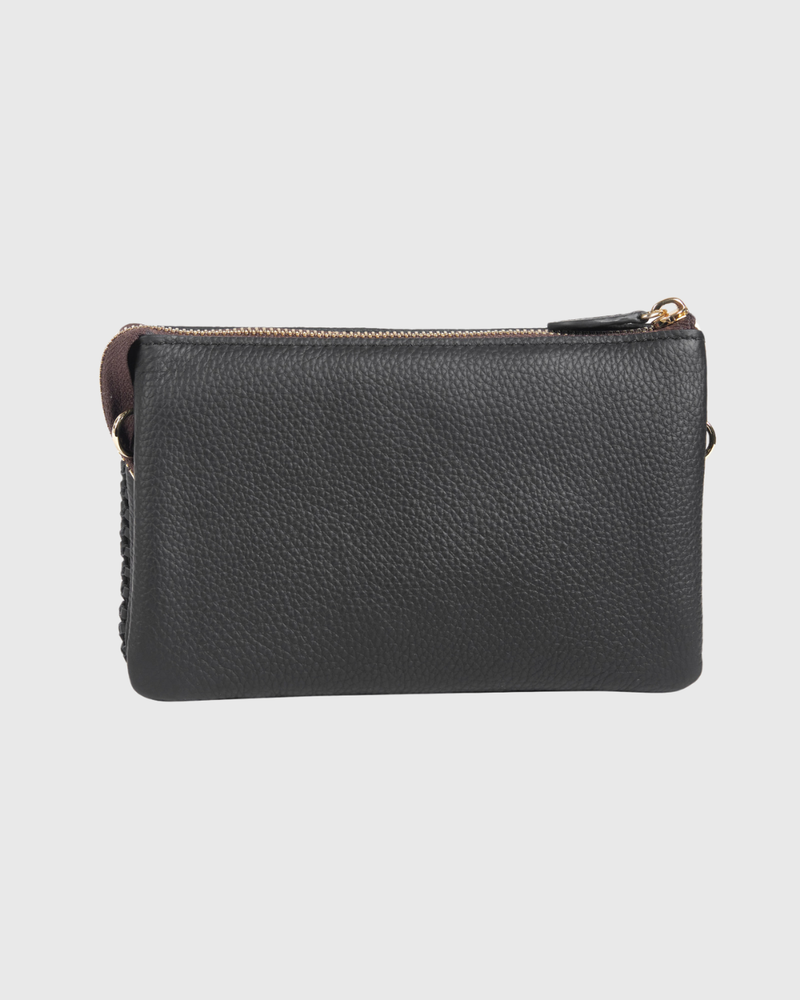 Tilly Crossbody Black Fine Braid