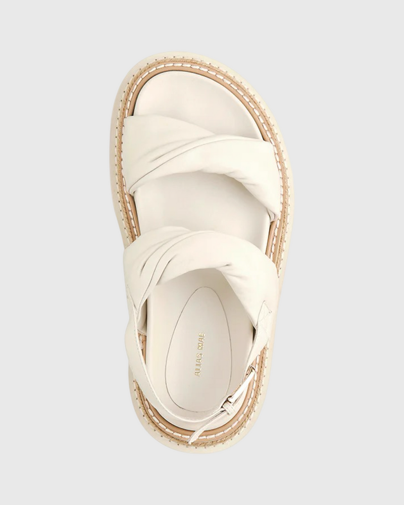 Vee Sandal Bone Leather