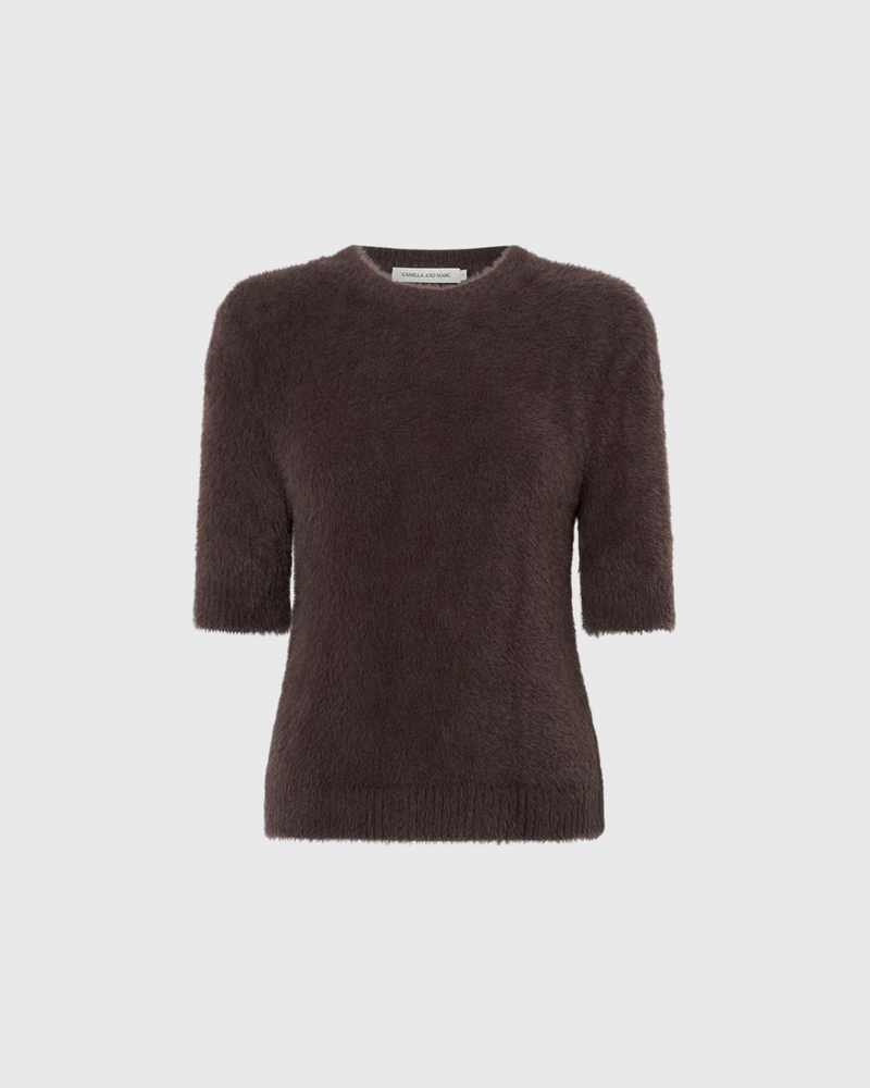 Maxime Top Dusty Brown