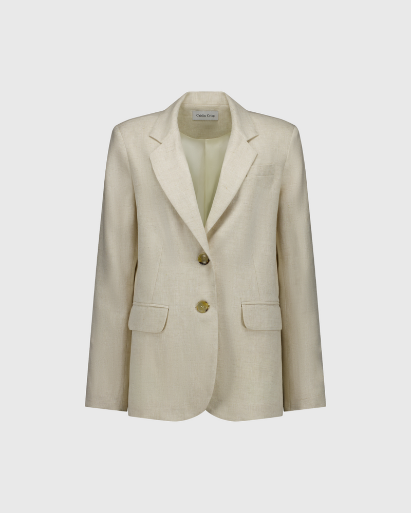 Charlie Blazer Natural Linen