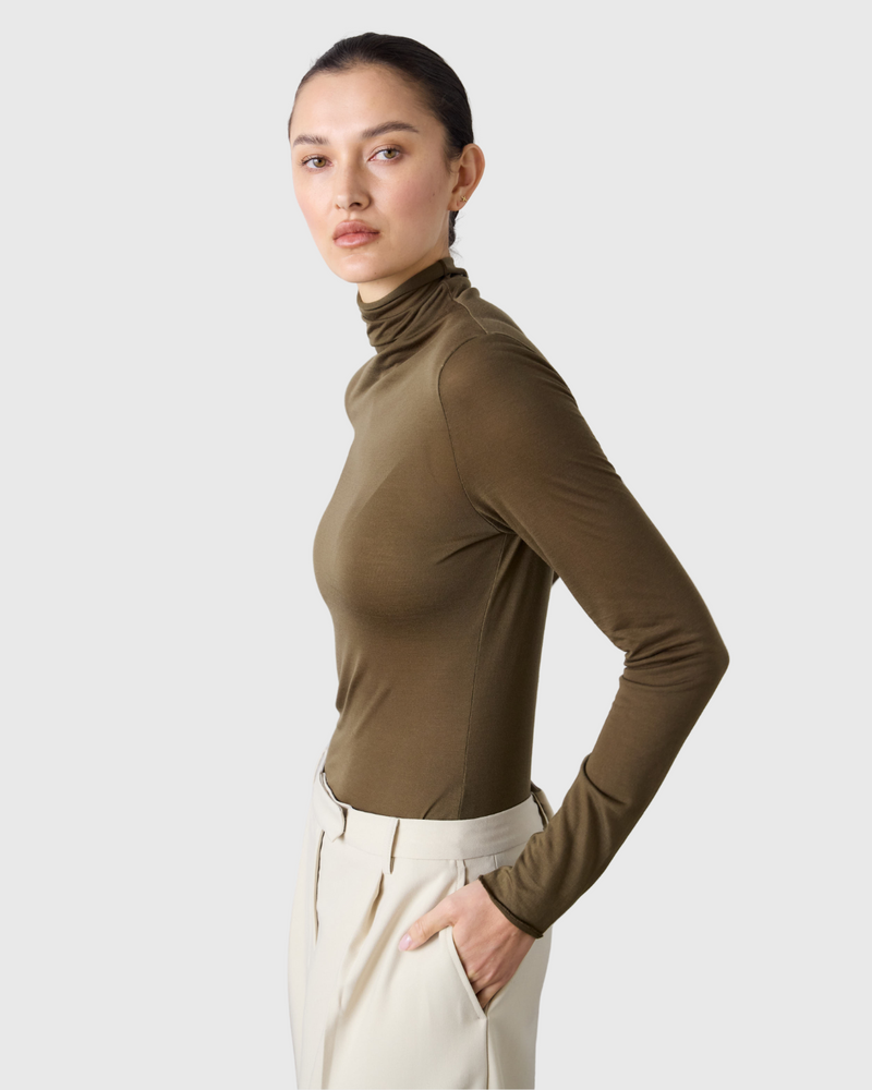 Tencel Polo Khaki