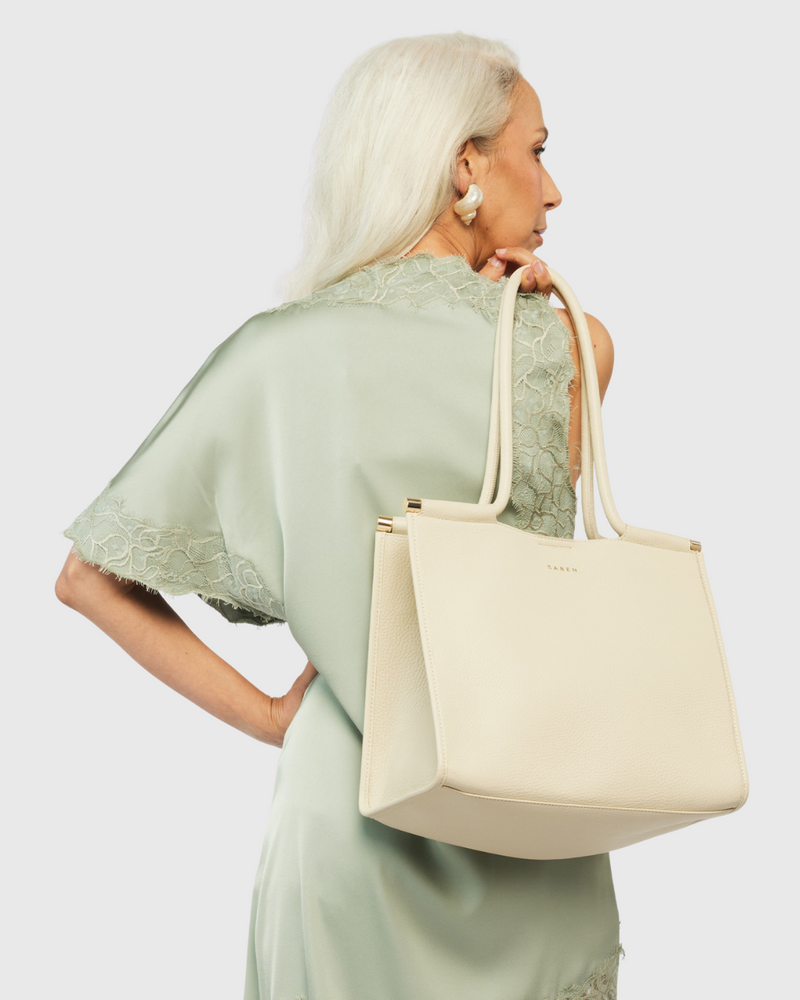 Callie Tote Sand + Bronze