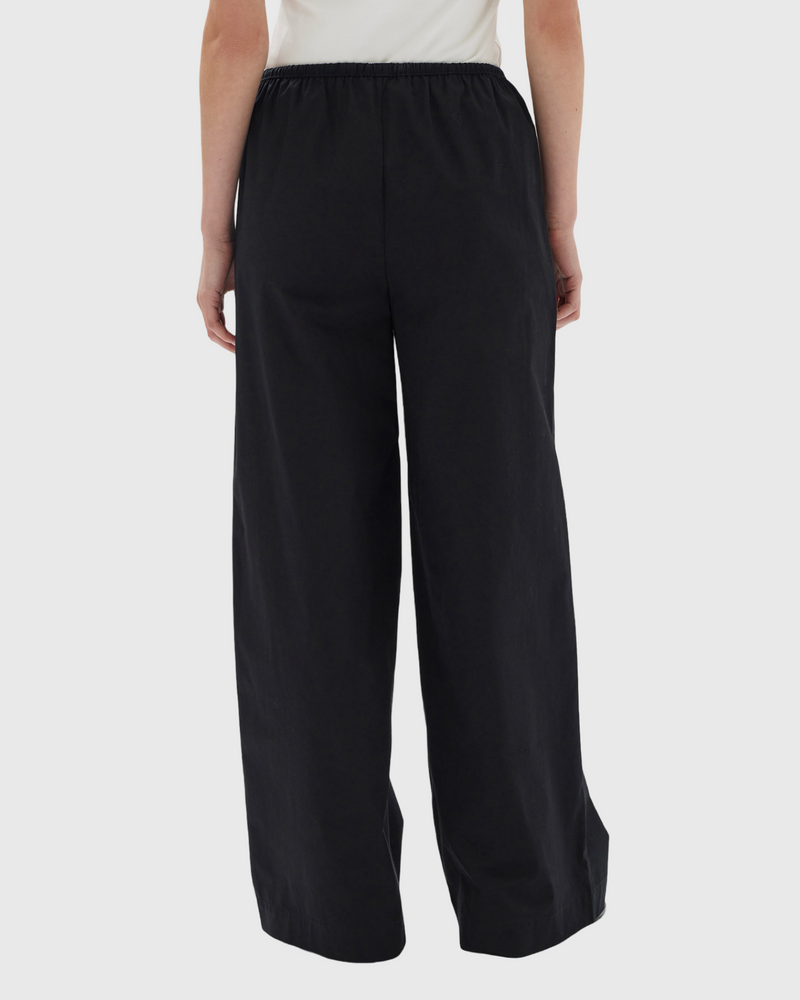 Philipa Poplin Pant Black