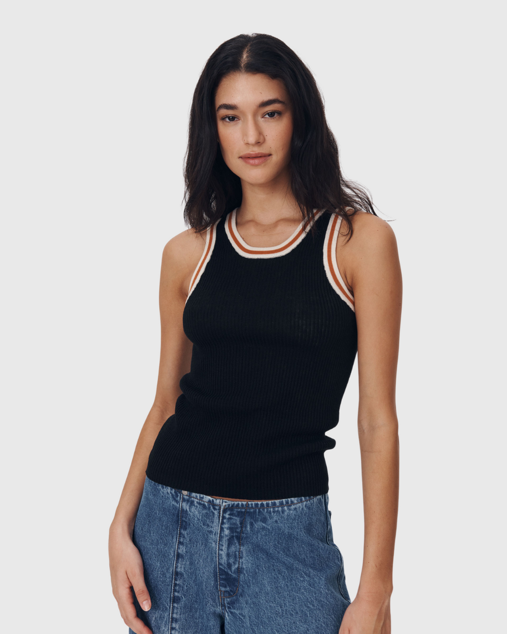 Hubert Knit Tank Noir