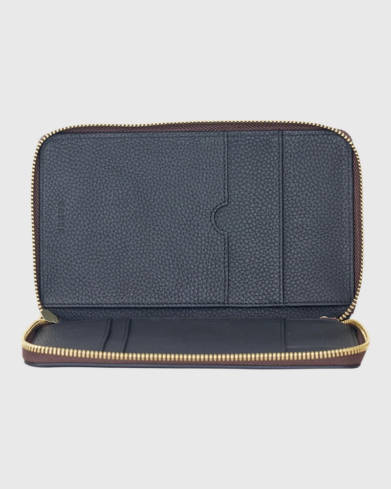 Lisbon Travel Wallet Black