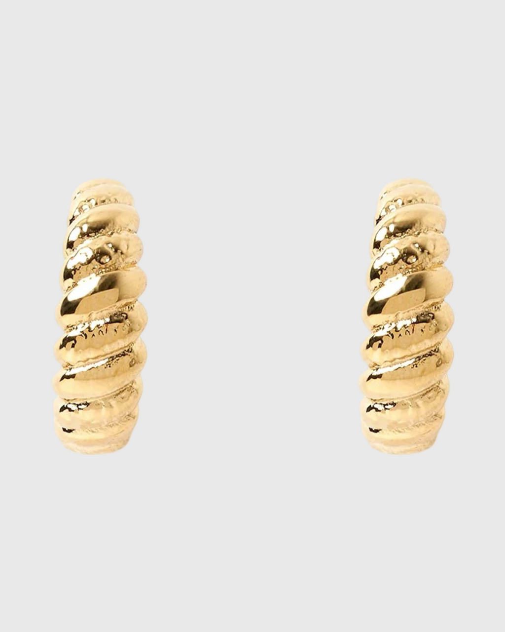 Lulu Hoop Earrings Gold