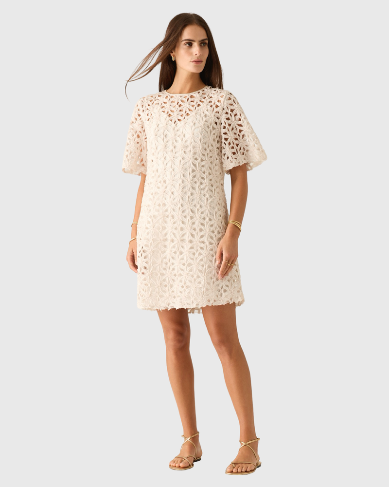 Rosa Mini Dress ivory