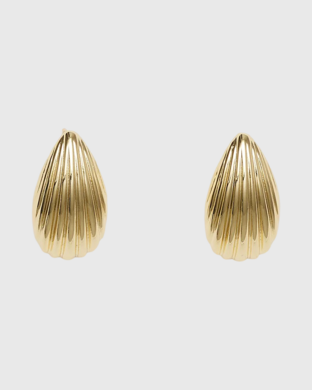 Ocean's Edge Earrings Gold