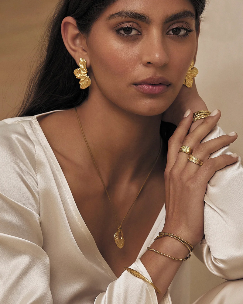 Stassia Earrings Gold