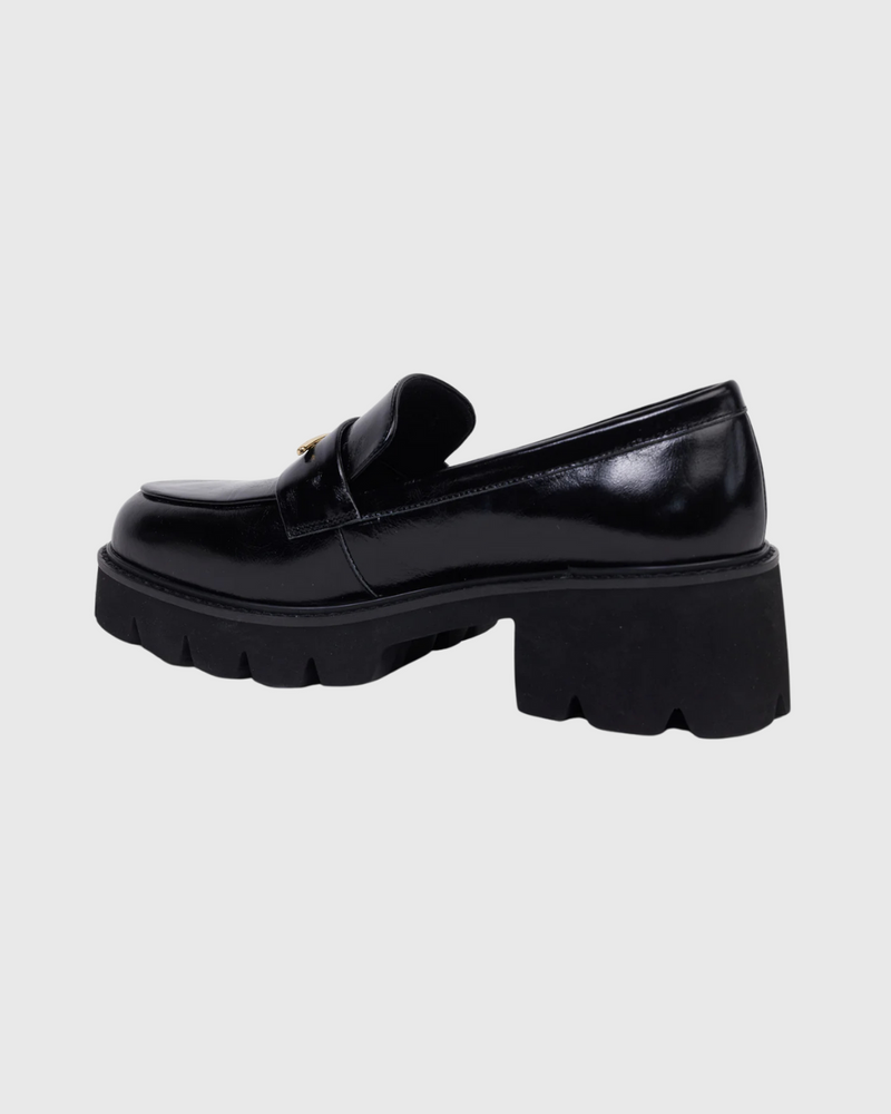 Sabrina Loafer Black Hi Shine