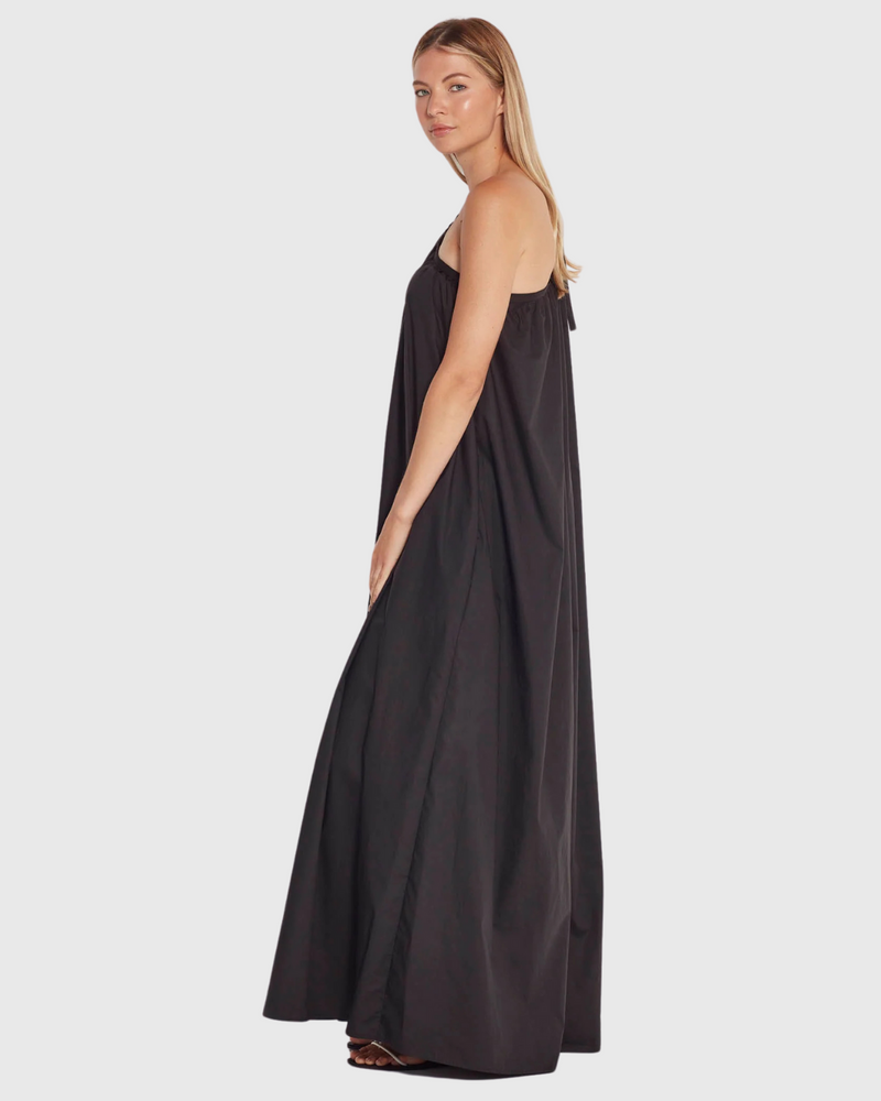 Uno Dress (Crisp Cotton) Black