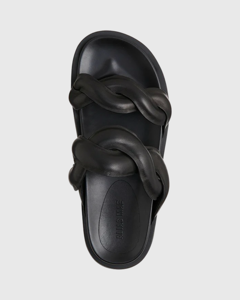 Pantone Sandal Black Leather