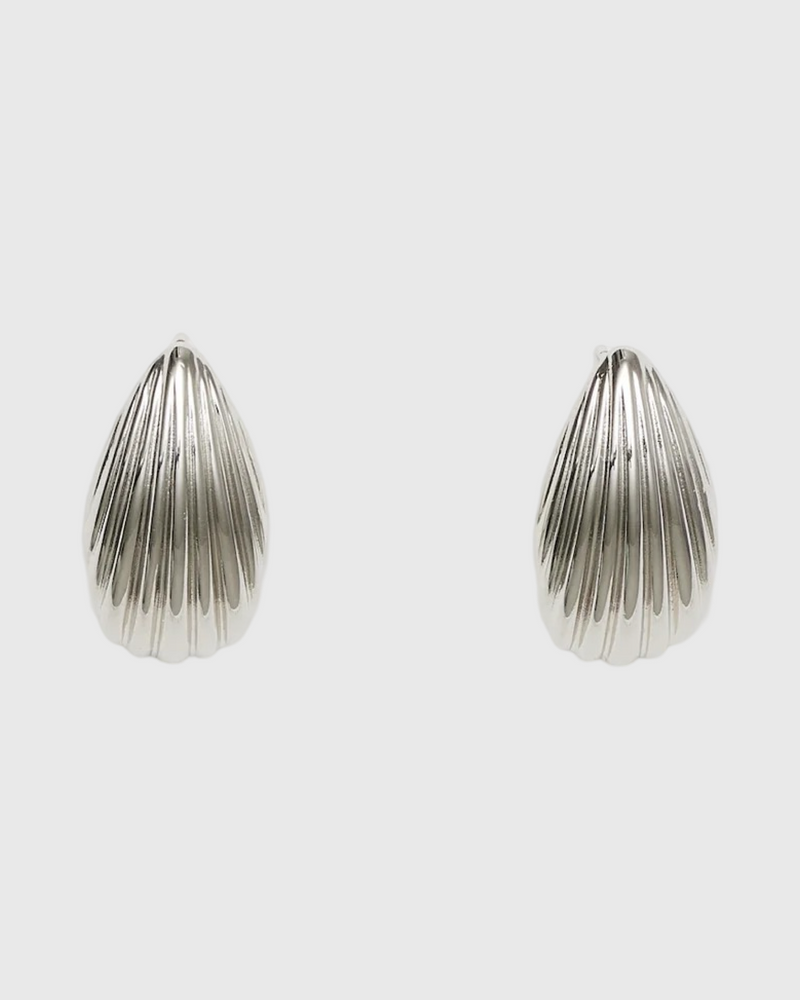 Ocean's Edge Earrings Silver