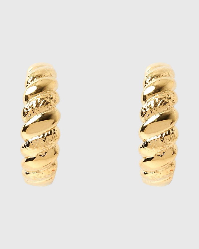 Tilly Hoop Earrings Gold