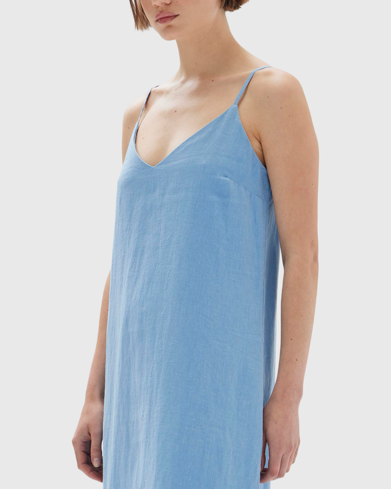 Vallory Linen Slip Dress Bahama