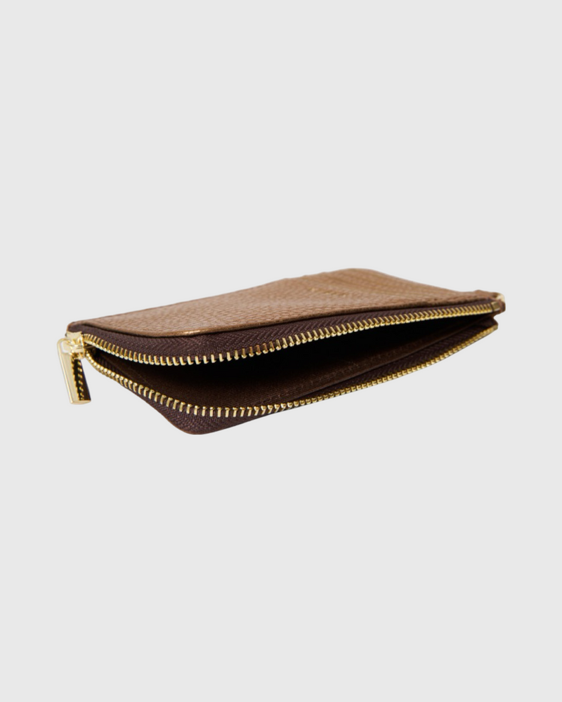 Winona Card Holder Brushed Bronze